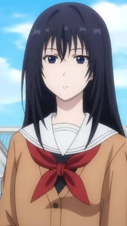 ai character: shiho sawaragi  background