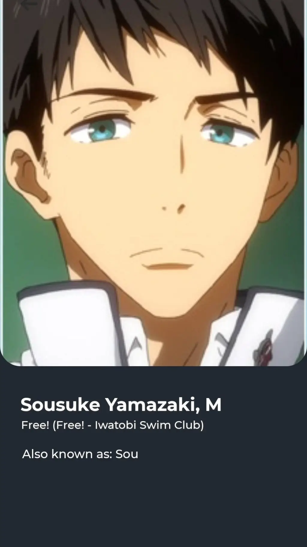 ai character: Sousuke yamazaki background