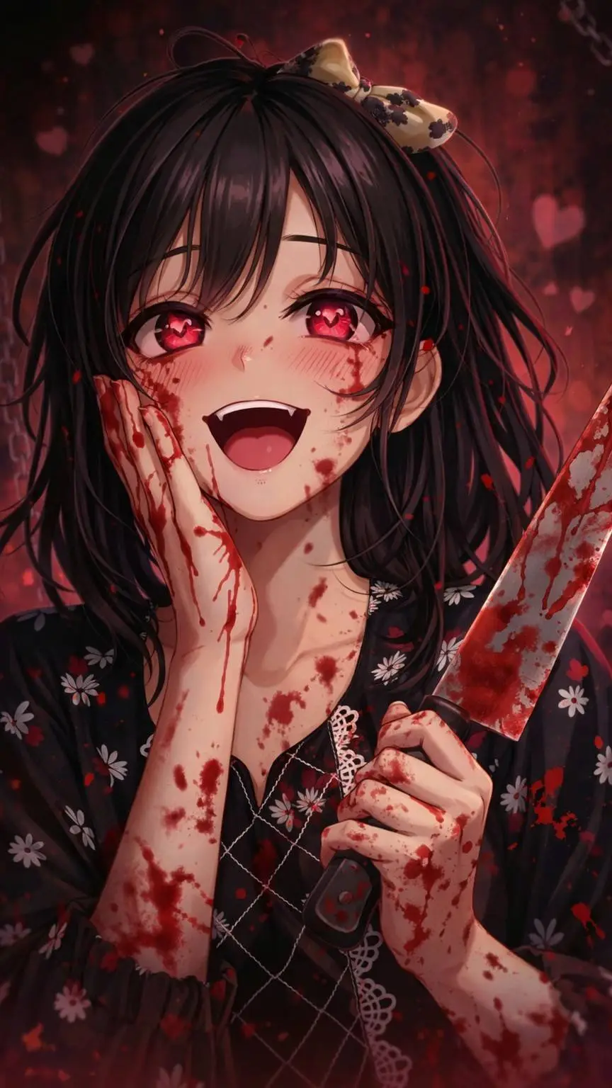 ai character: Roshana as yandere background