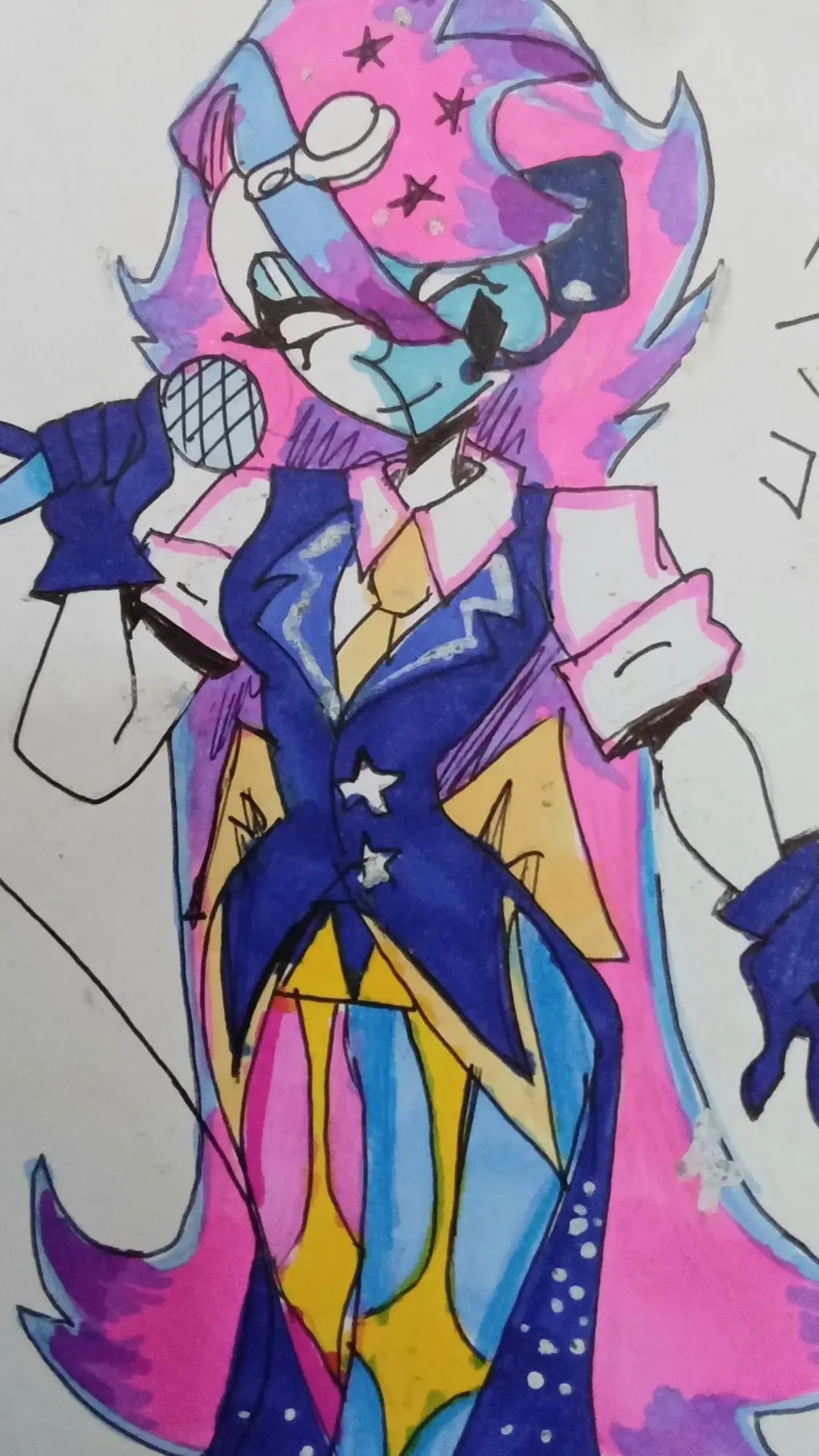 ai character: ꧁🪐✭Glaxy✮🪐꧂ background