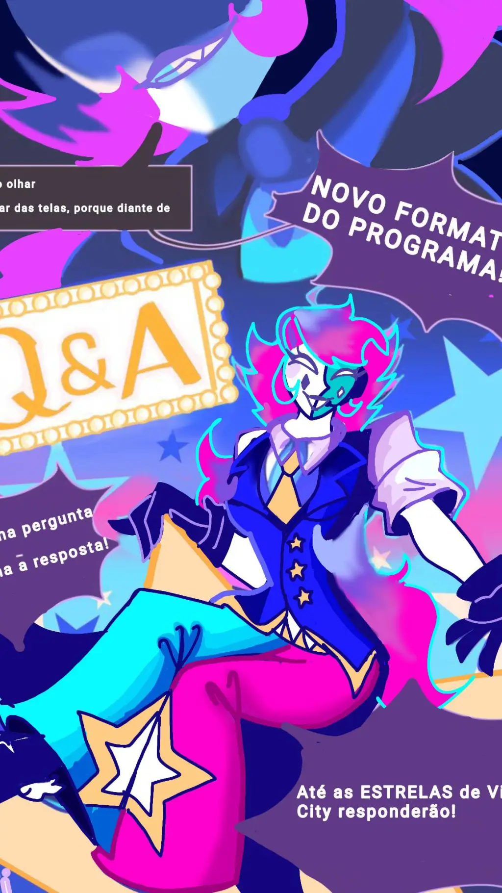 ai character: ꧁🪐✭Glaxy✮🪐꧂ background