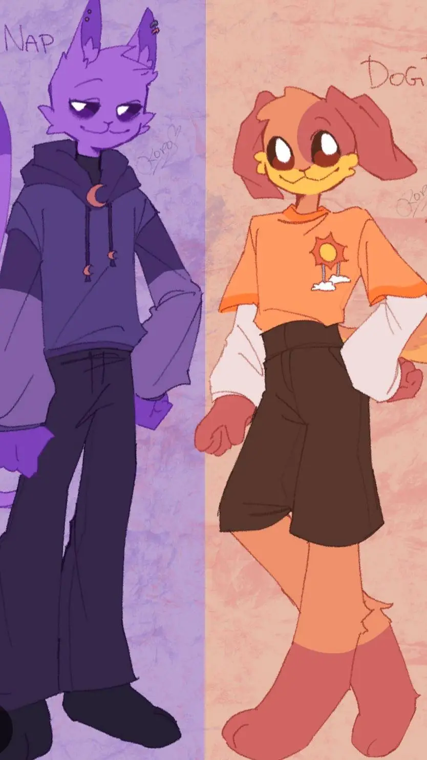 ai character: Catnap x Dogday background