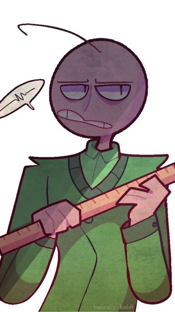 ai character: Baldi background
