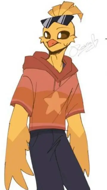 ai character: Kicken chicken  background