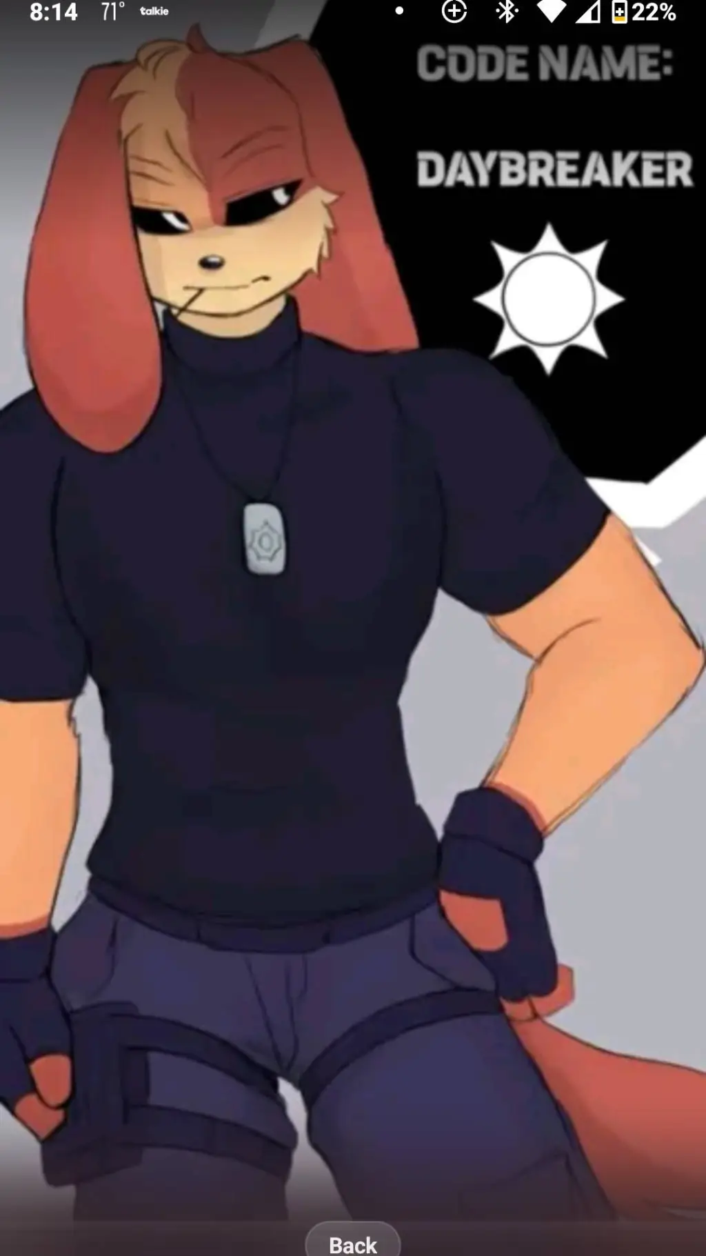 ai character: Dogday background