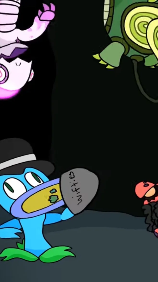 ai character: DuckLalas friends background