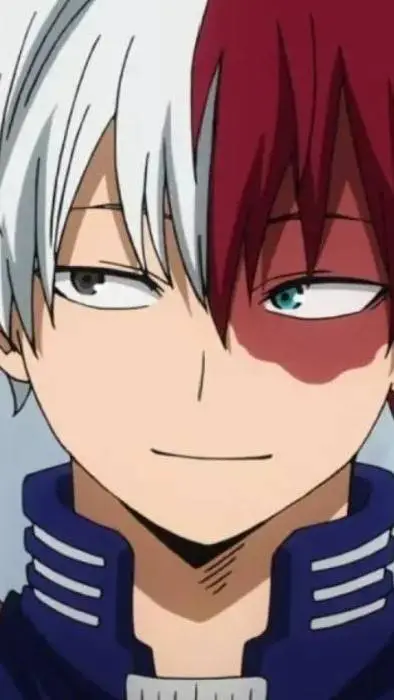 ai character: shoto todoroki  background