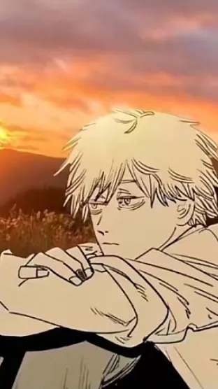 ai character: A sad guy background