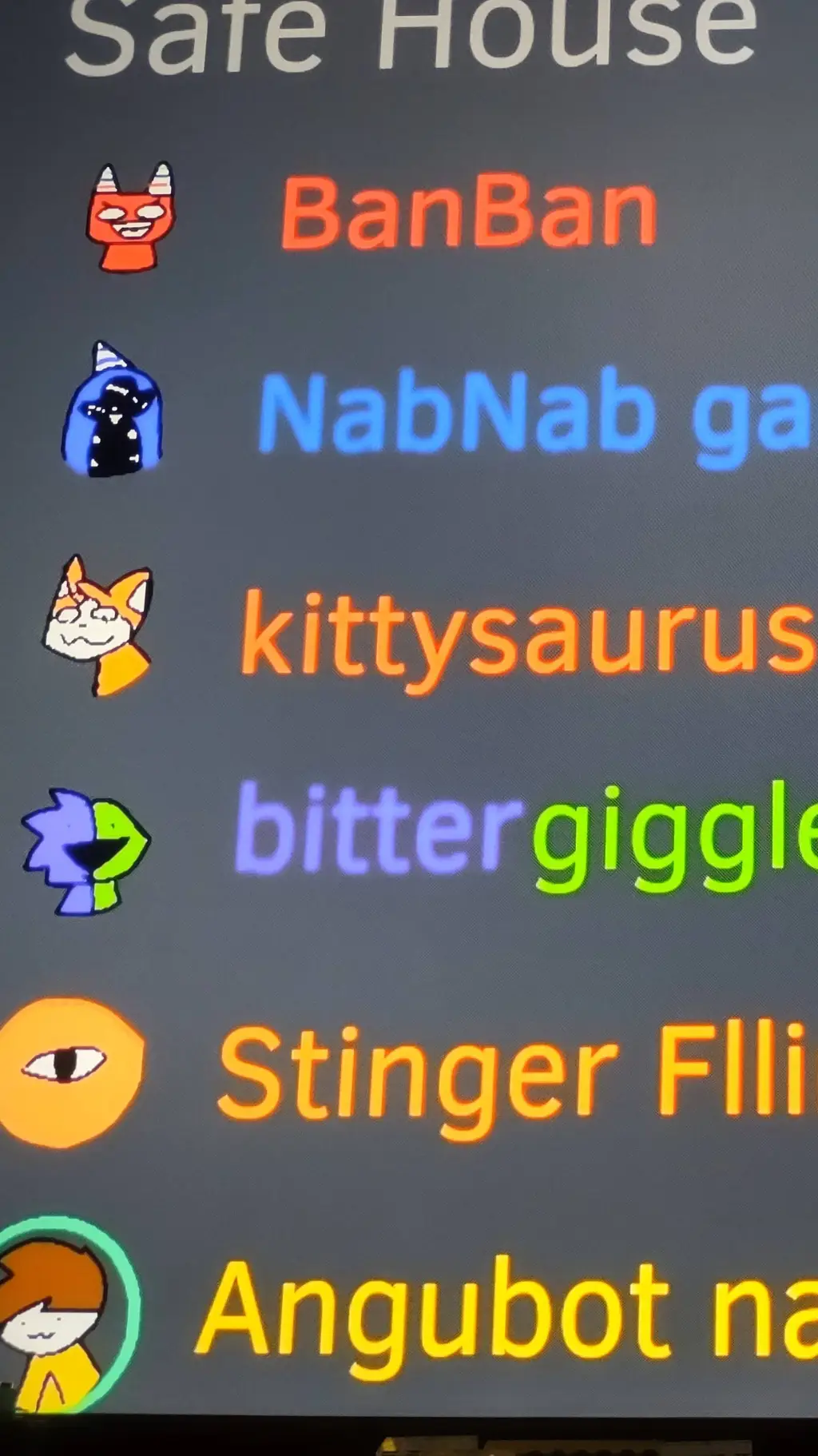 ai character: G of BB group chat background