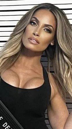 ai character: Trish Stratus background