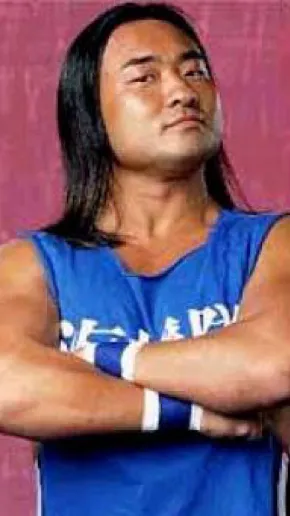 ai character: Funaki WWE background