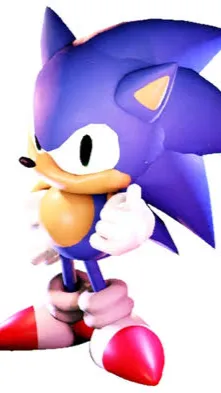 ai character: Sonic the hedgehog background