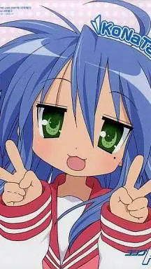 ai character: ~•Izumi Konata•~ background