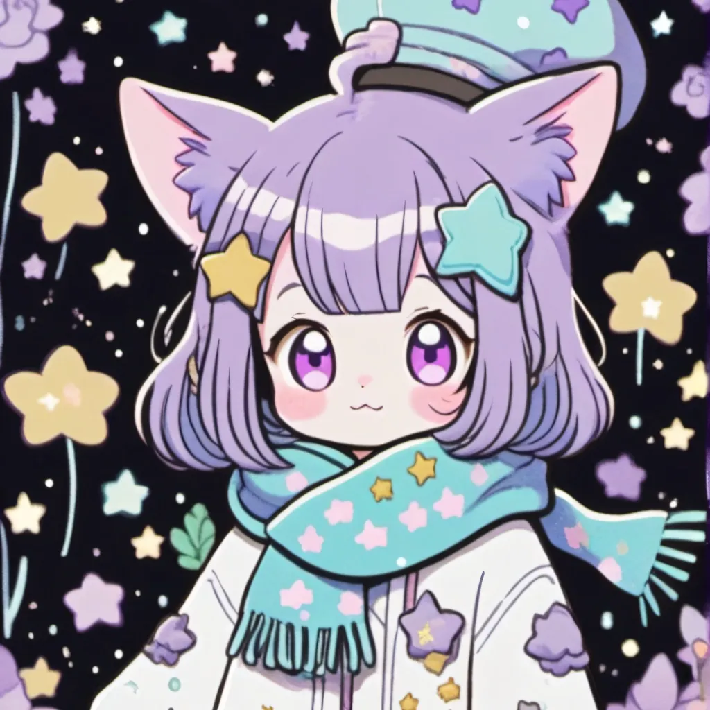 chat with ai character: catstar(my oc)