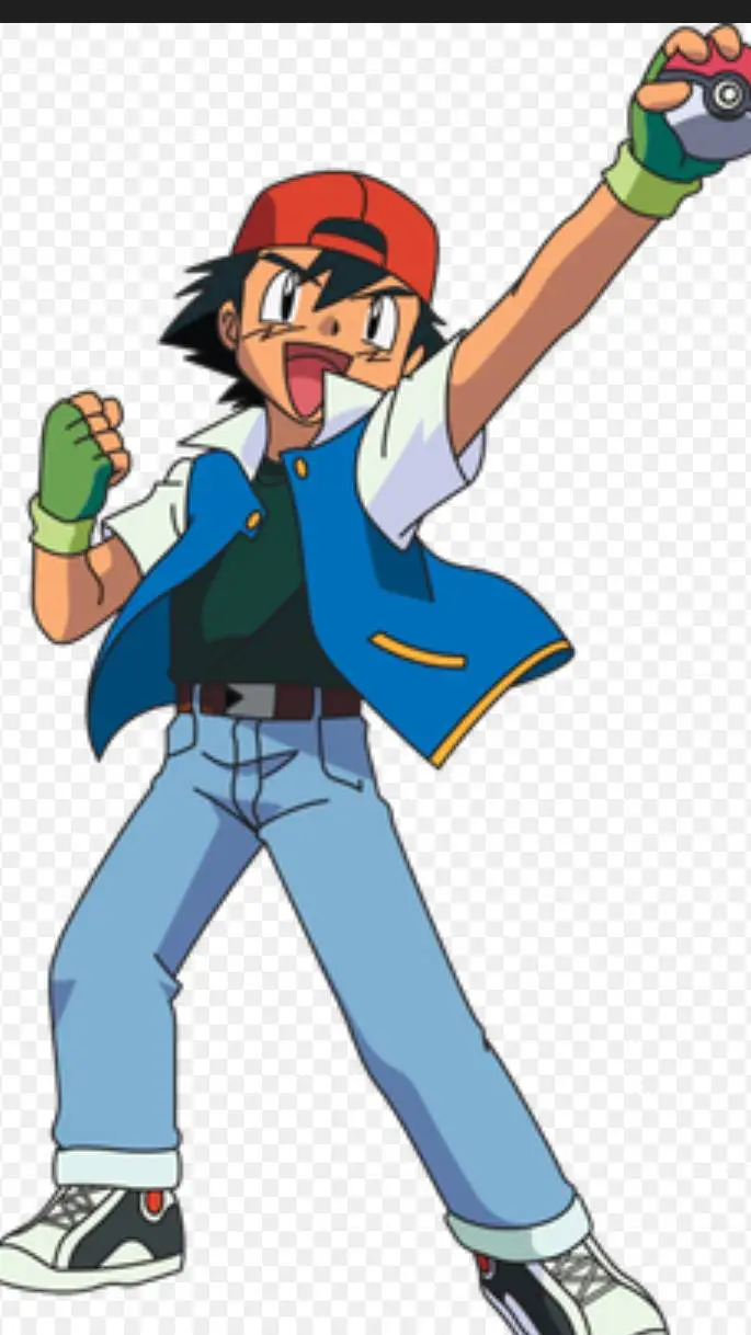 ai character: ASH KECHUM background