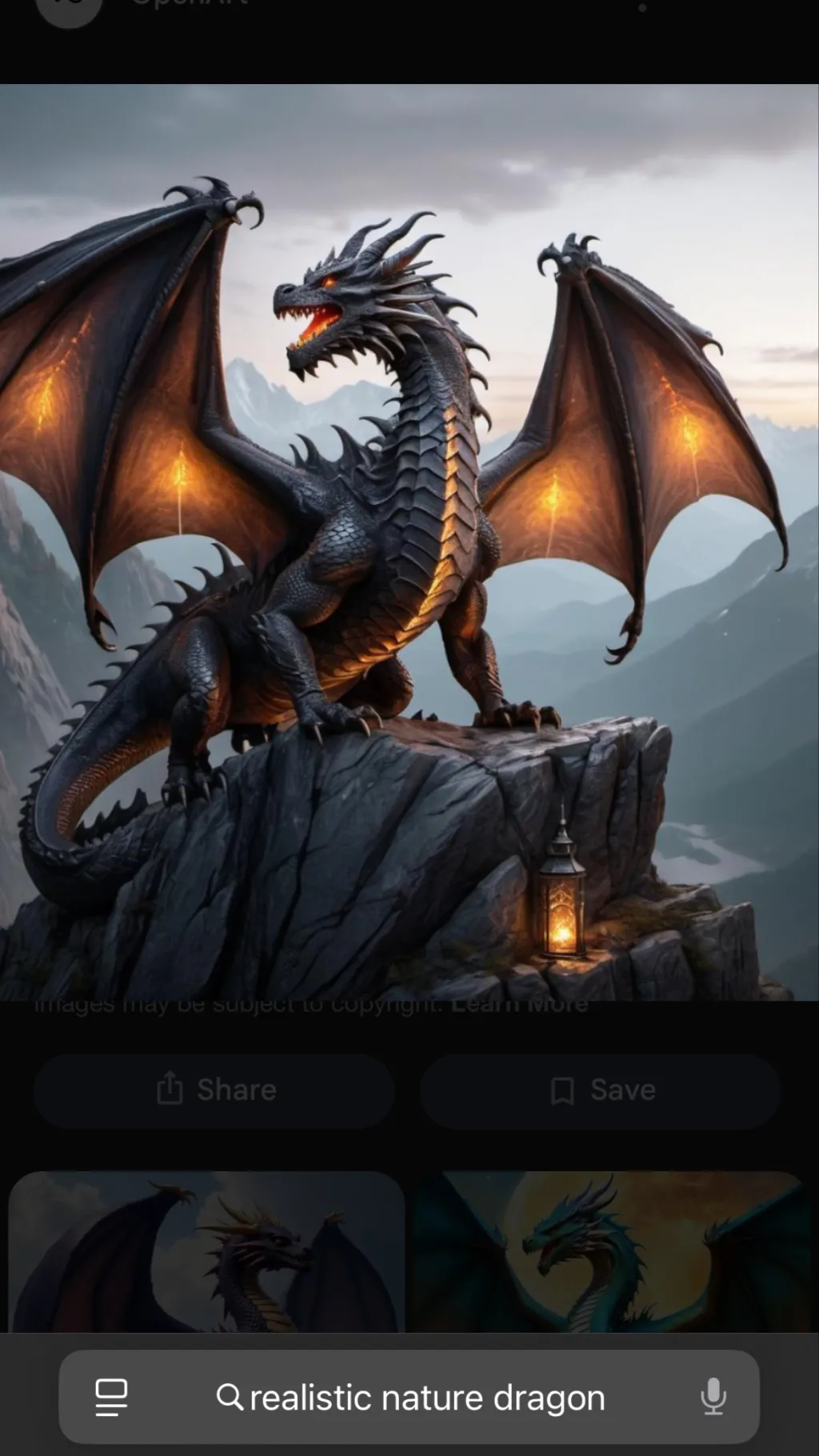 ai character: Bright fire  background