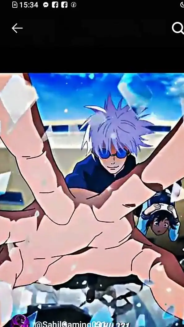 ai character: Gojo Satoru  background