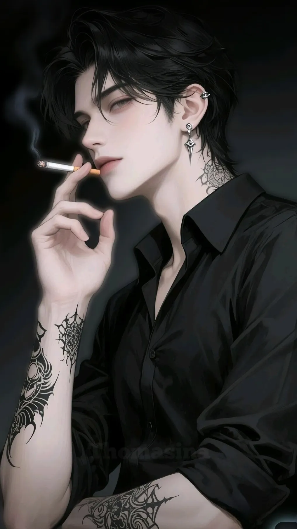 ai character: Adrian background