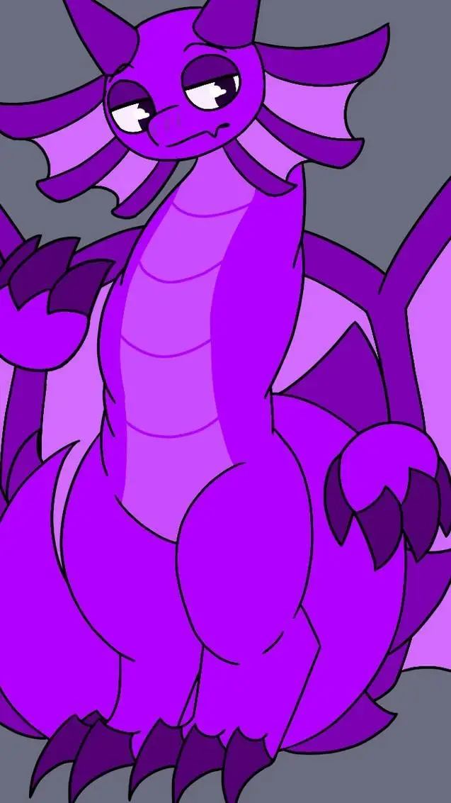 ai character: Durple background