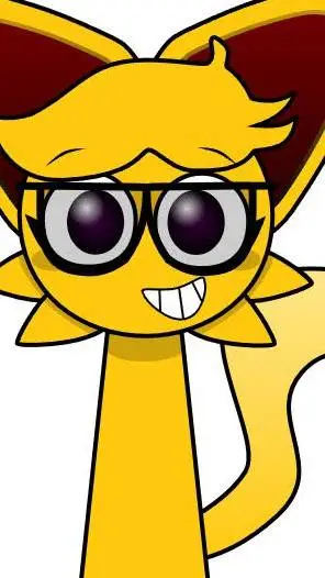 ai character: sunny yellow.  background