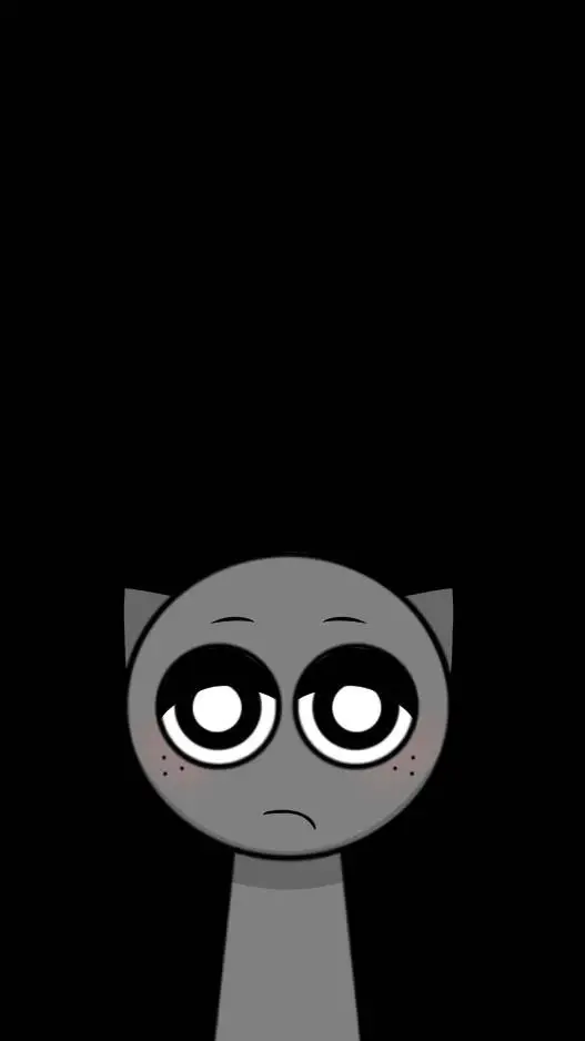 ai character: sprunkling gray background