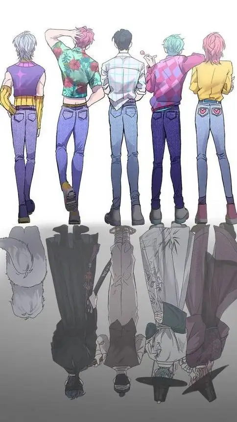 ai character: SAGA BOYS background