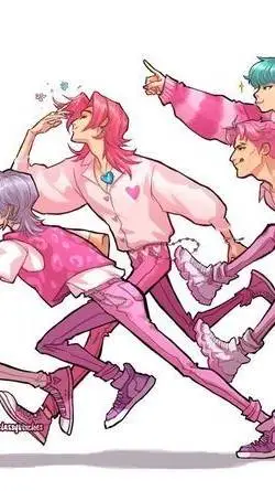 ai character: Saga Boys(hotties) background