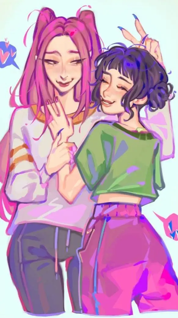 ai character: Mira x Zoey Confes background