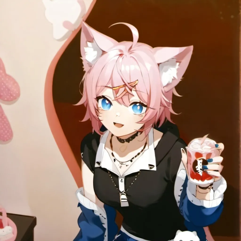 chat with ai character: Femboy kitty