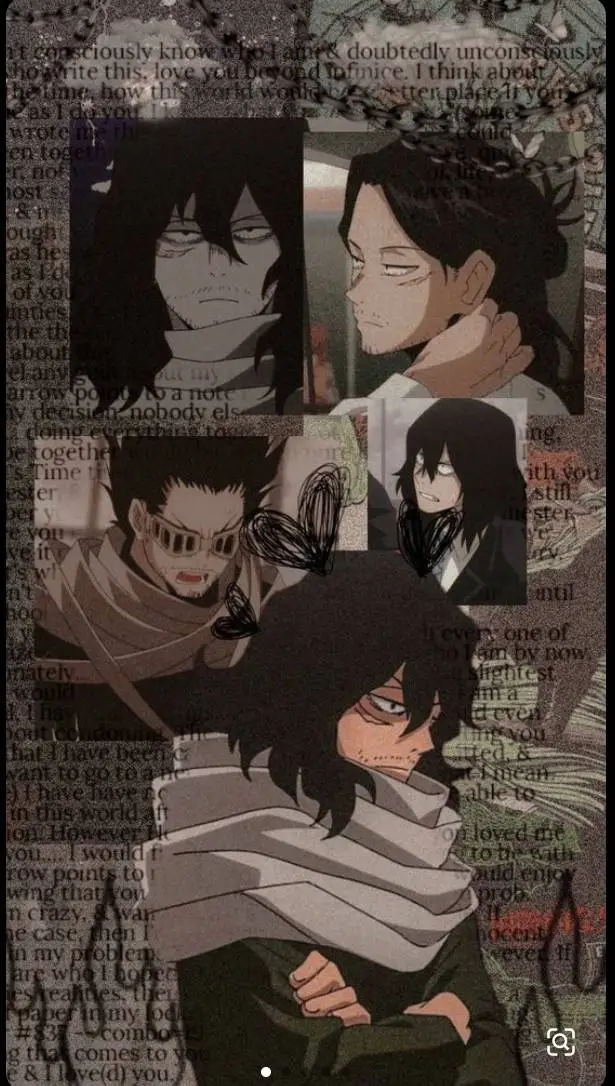 ai character: 🖤cumple de aizawa🖤 background