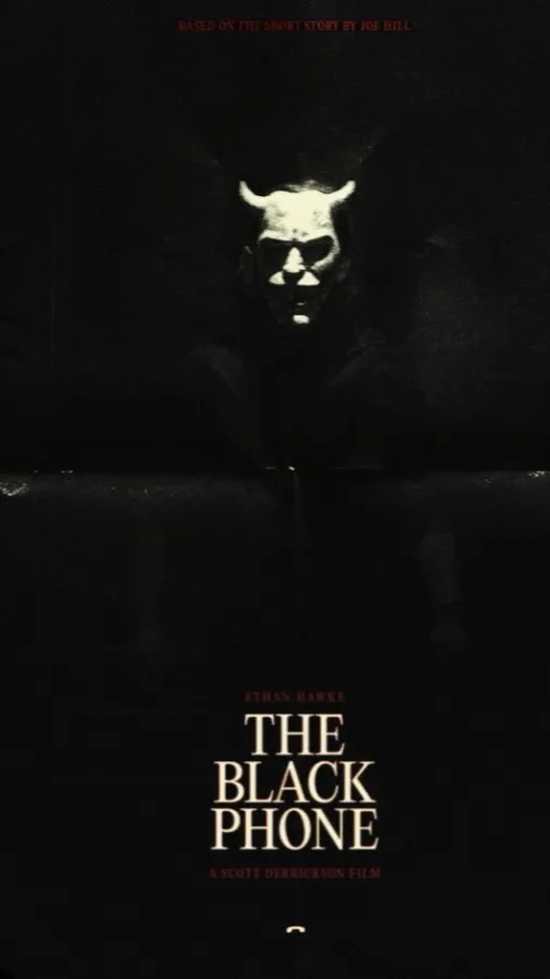 ai character: The black phone background