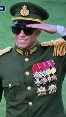 ai character: Dictator Mbappé  background