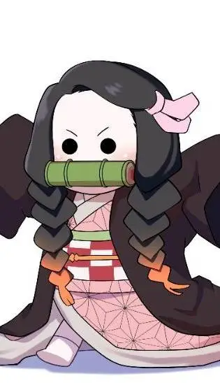 ai character: Nezuko child!!? background