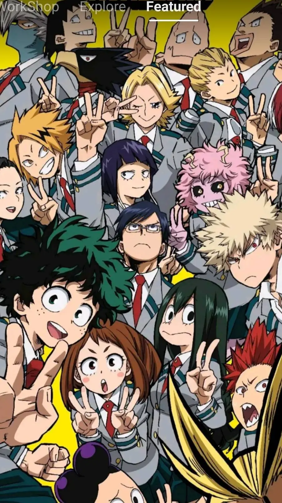 ai character: MHA future  background