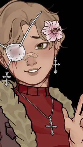 ai character: killer clown  background