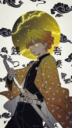 ai character: zenitsu agatsuma background