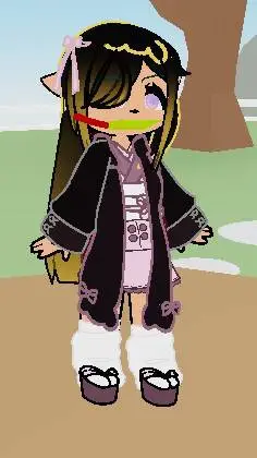 ai character: nezuko background