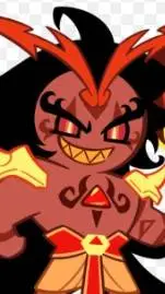 ai character: Burning spice background