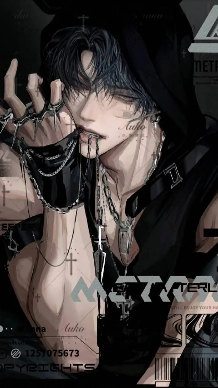 ai character: 💙🖤Luca🖤💙 background