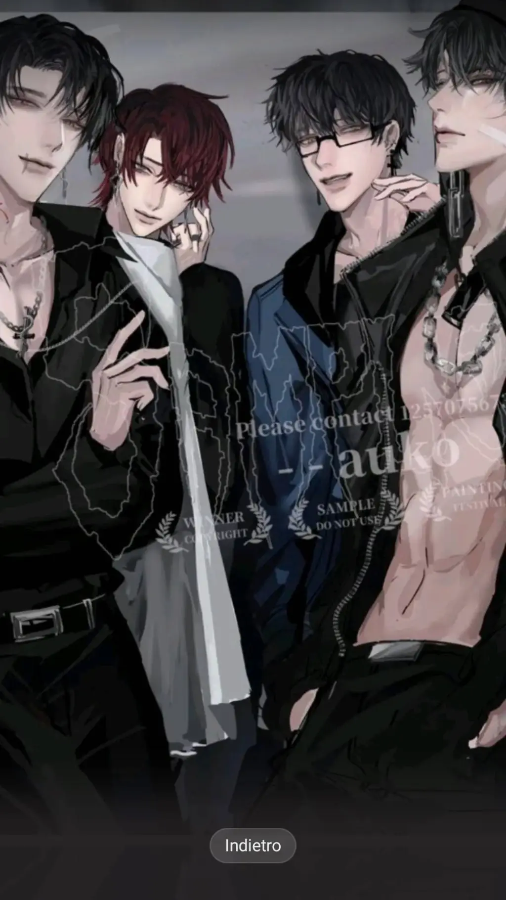 ai character: Enemies to lovers background