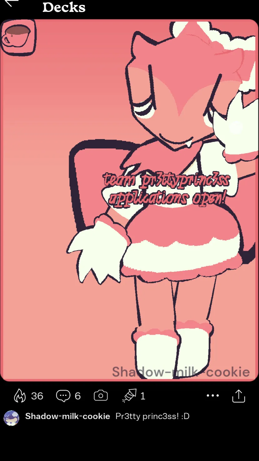 ai character: Pr3tty princess ￼ background