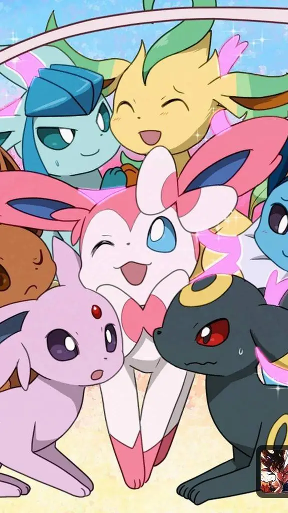 ai character: silveon background