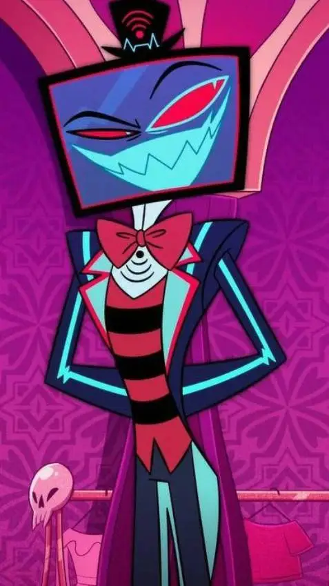 ai character: Vox hazbin hotel background