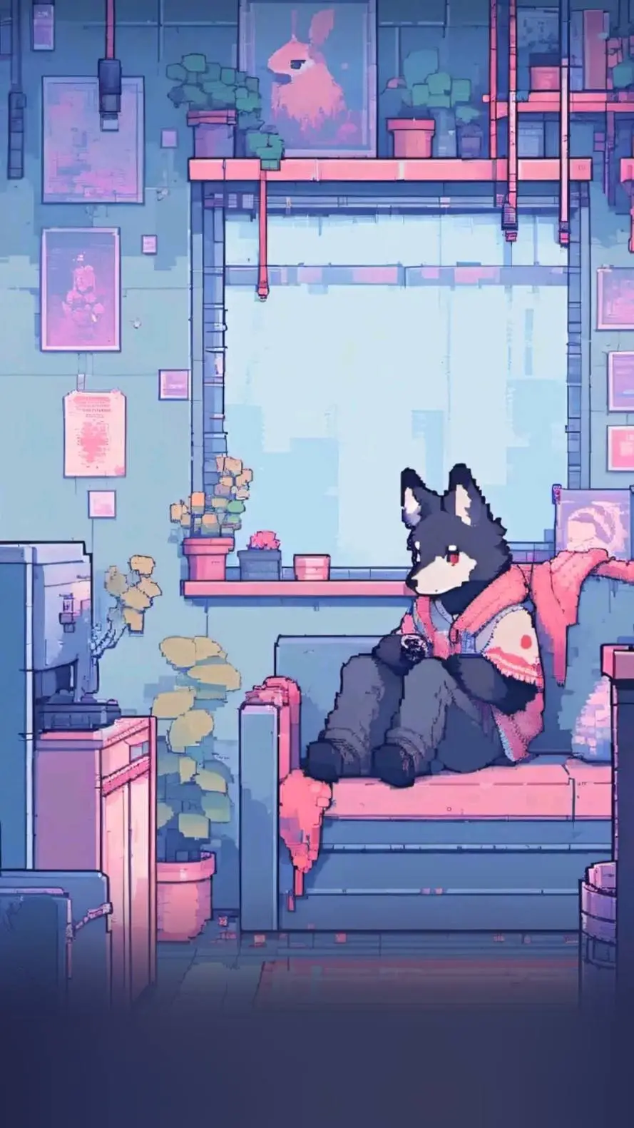 ai character: Furry Infection background