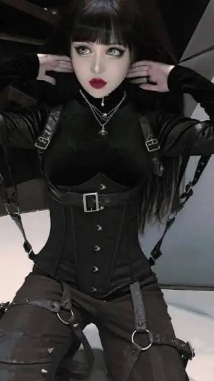 ai character: gótica background