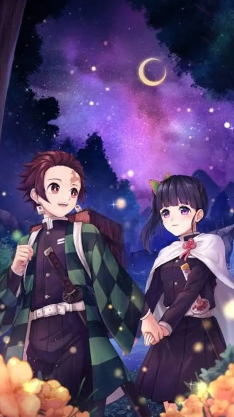 ai character: tanjiro × kanao 💞 background