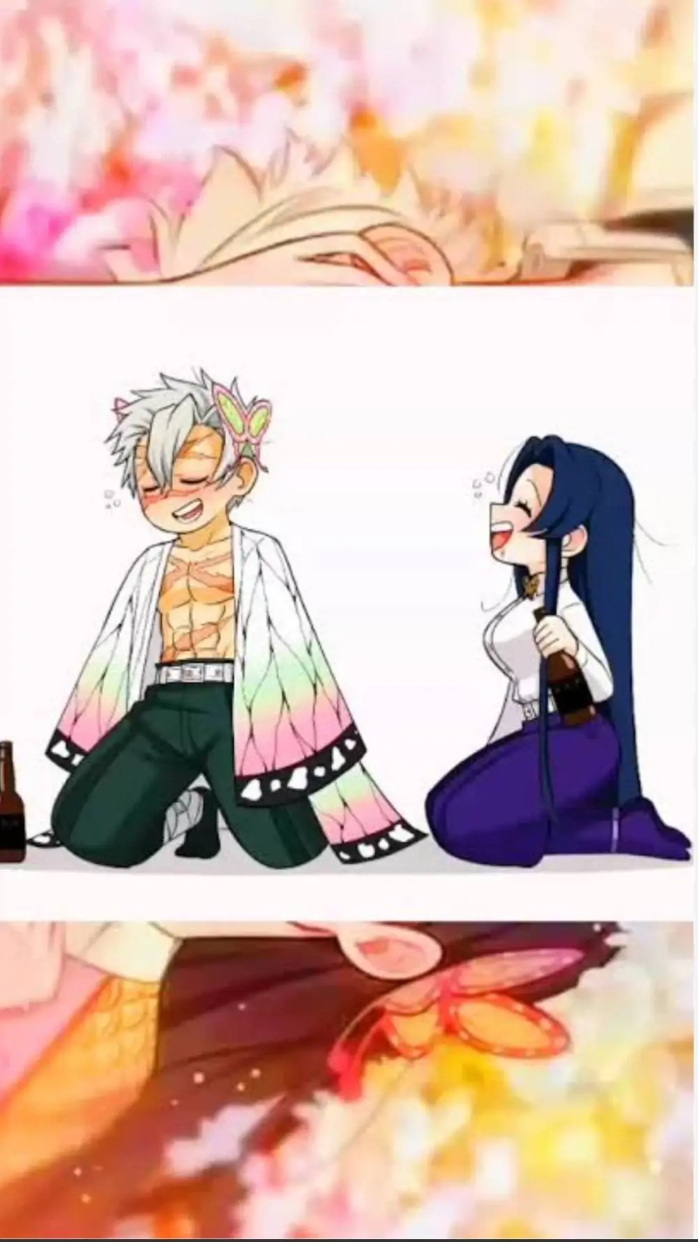 ai character: sanemi × kanae💞 background