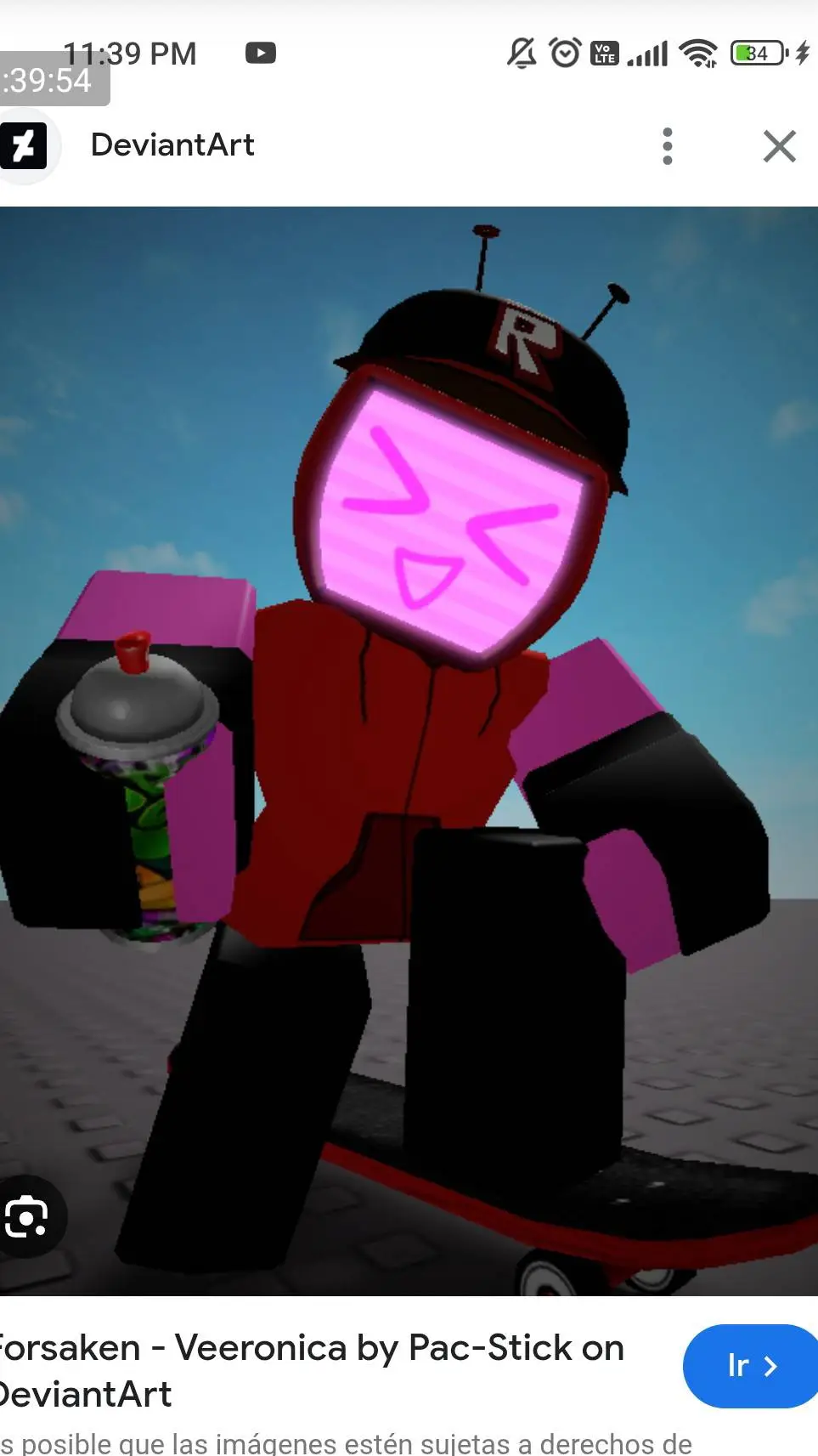 ai character: veeronica! background