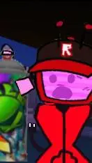 ai character: es veeronica plush background