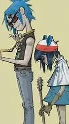 ai character: 2d and noodle background